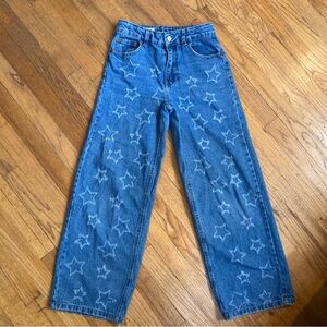 Zara Distressed Blue Denim Jeans